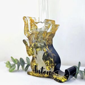 Deko-Katze Vase/Kerzenhalter „Lilith“